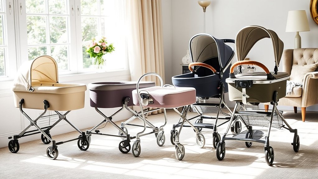 comparison of popular stroller bassinets for families