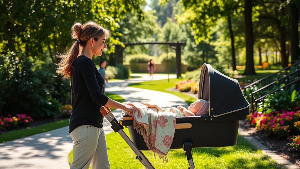 bassinet stroller for outings