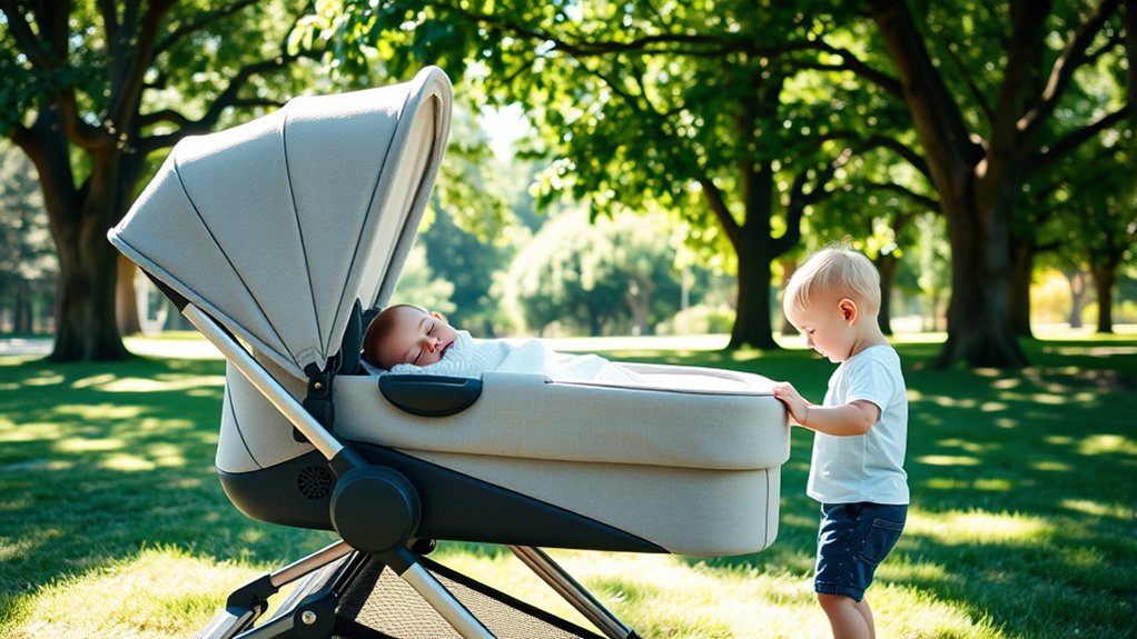 bassinet to stroller transition