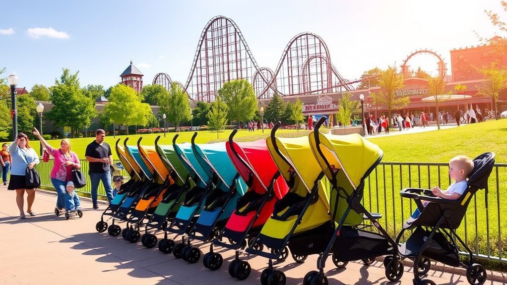 bring personal strollers allowed