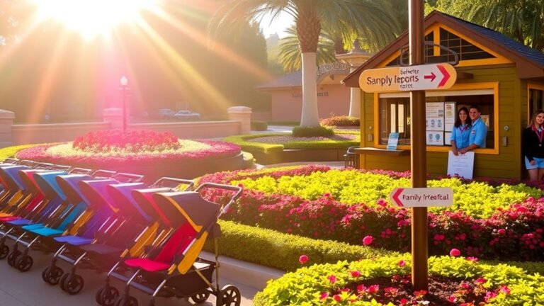 busch gardens stroller rental information