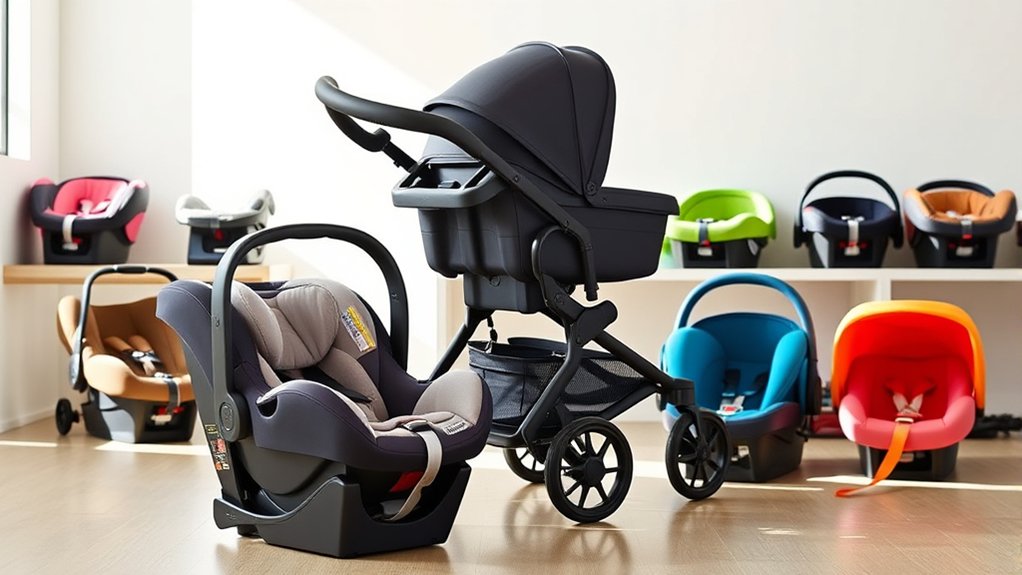 Car seat alternatives to the UPPAbaby KNOX for safety and stroller compatibility