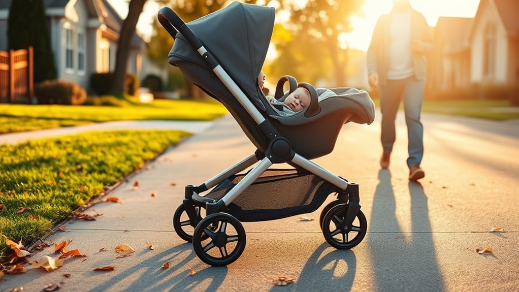 car seat stroller safety guidelines for secure newborn positioning