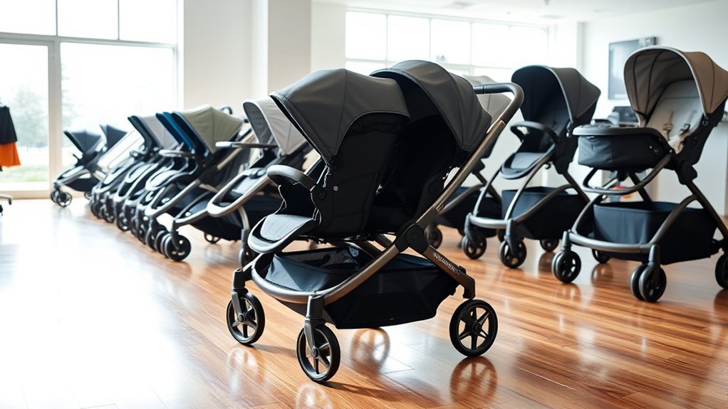 Popular Chicco double stroller options for siblings and twins