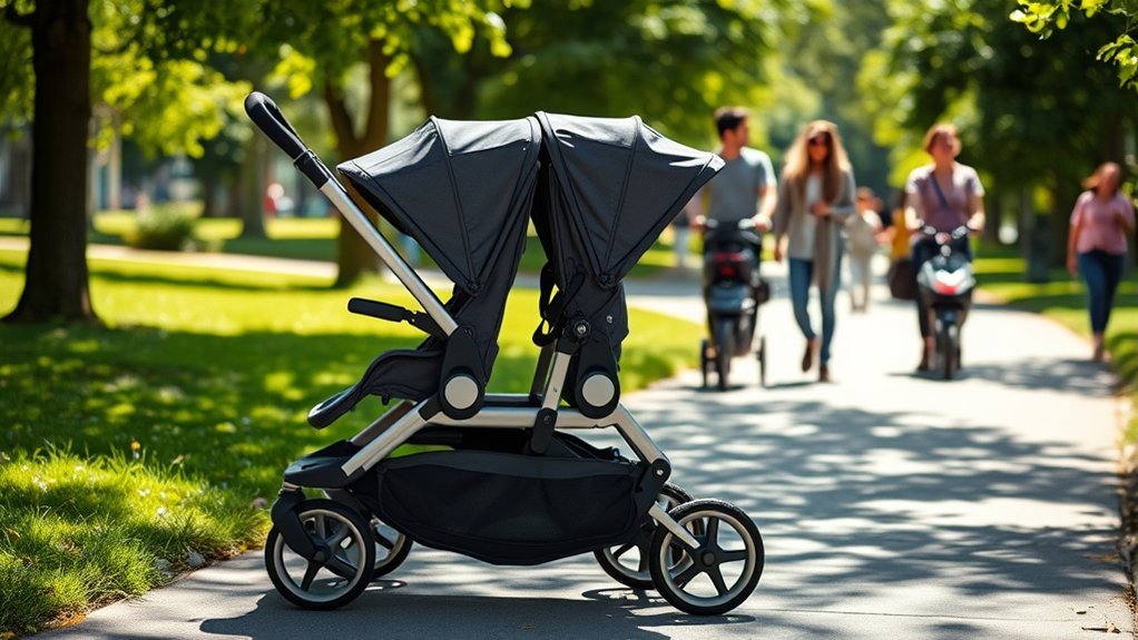 Chicco double strollers overview for families with two children