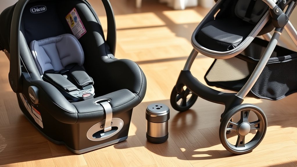 Chicco KeyFit infant car seat and Graco stroller compatibility issue