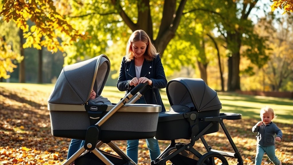 Parents sharing experiences with Chicco strollers and travel systems