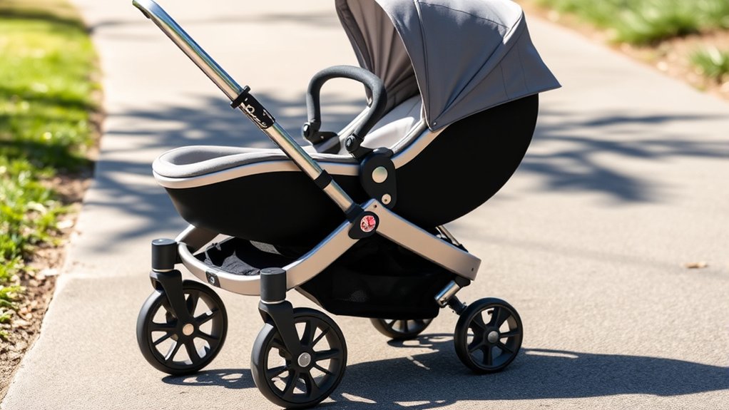 baby pram safety features and child protection