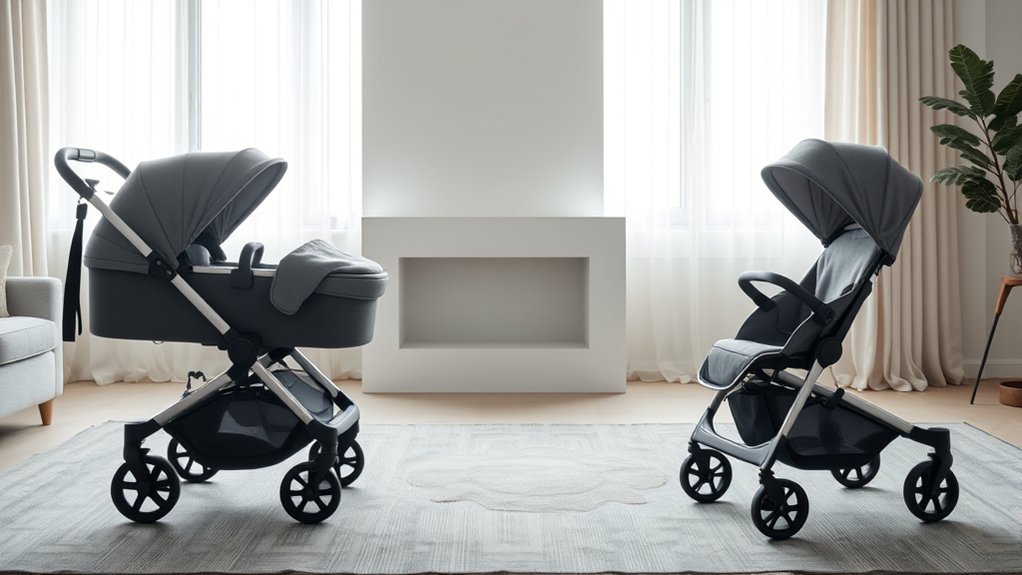 YOYO2 0+ stroller comfort and safety features for newborn recline