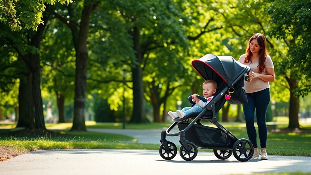 comfortable adaptable stroller options for babies 6 to 12 months old