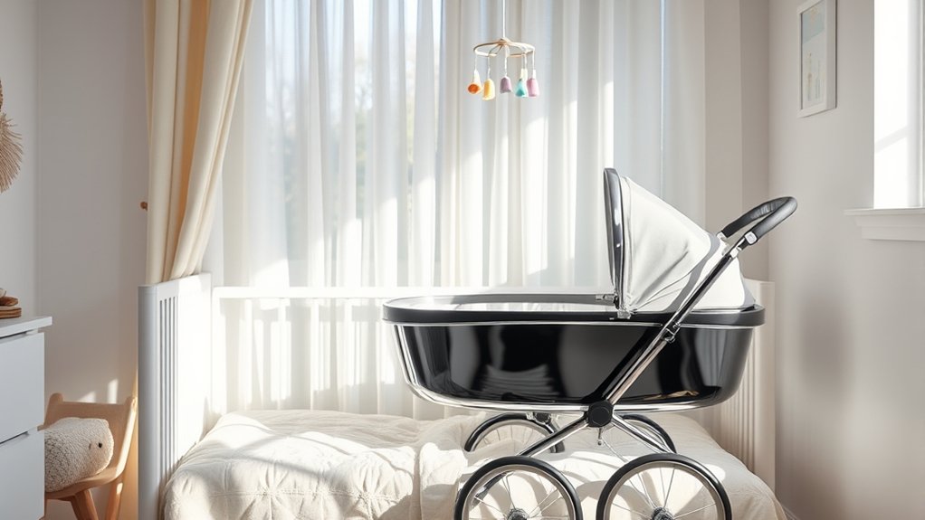 comfortable and versatile stroller bassinet for newborn sleep
