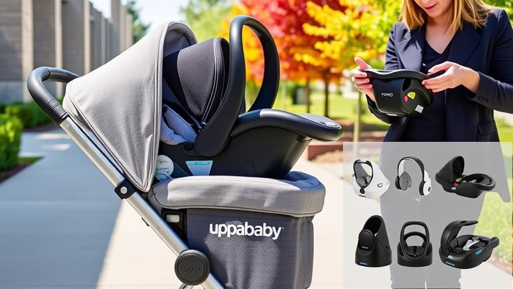Compatible car seat and stroller options for parents