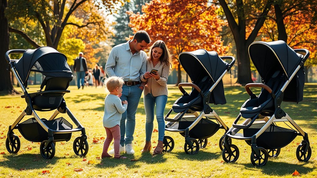 convenient all in one stroller travel systems