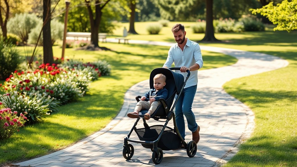 common umbrella stroller features including canopy recline storage and compact fold