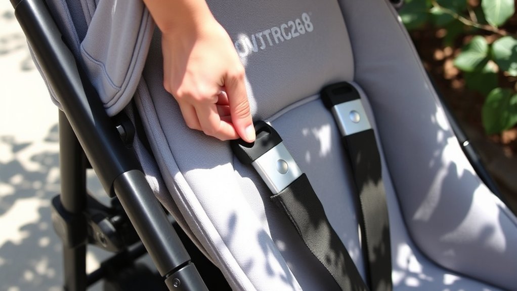 Cozy infant nap configuration in an UPPAbaby RumbleSeat