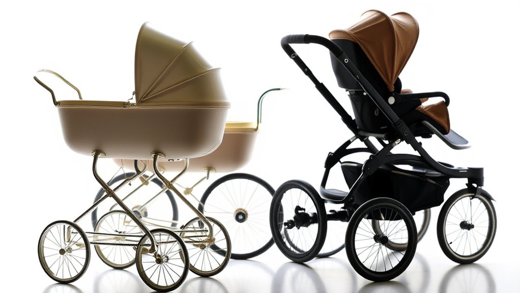 different types of baby prams for families