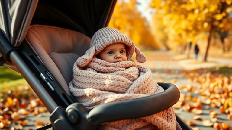 dress baby warmly outdoors