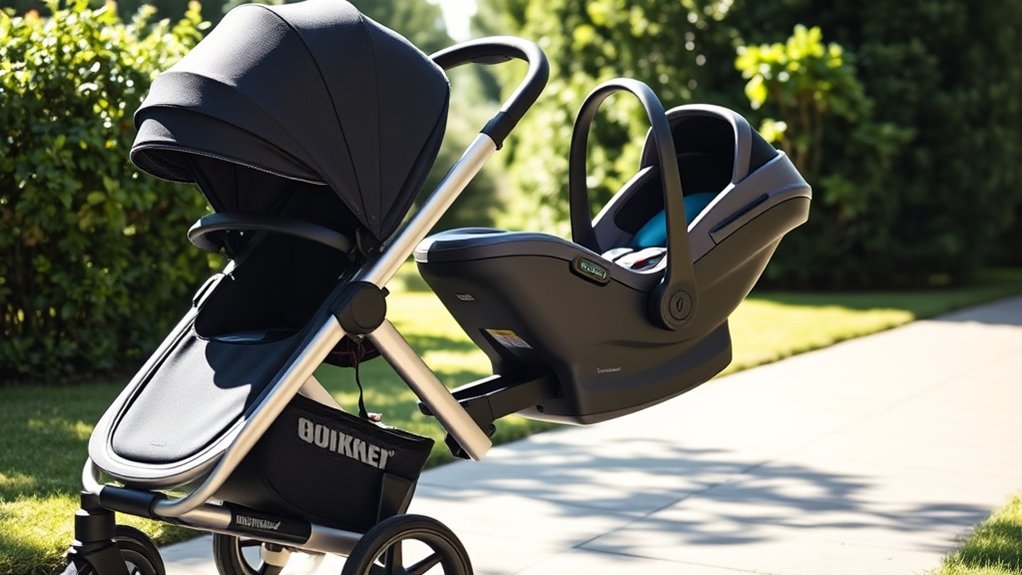Easy car seat transitions with a stroller adapter