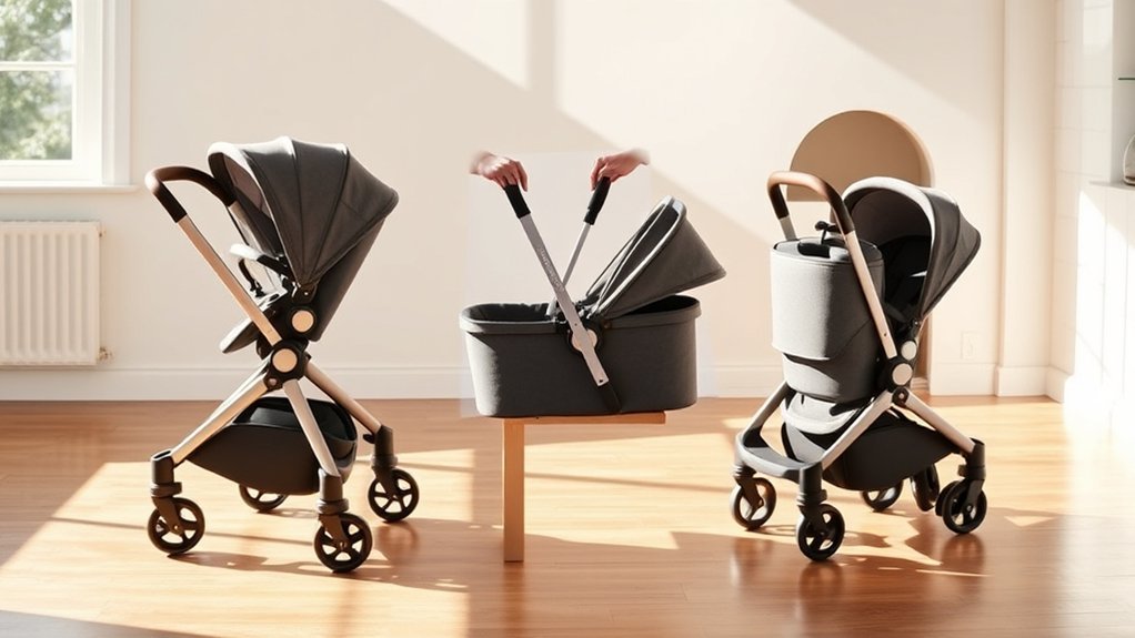 Efficient storage tips for a folded Nuna MIXX Next stroller