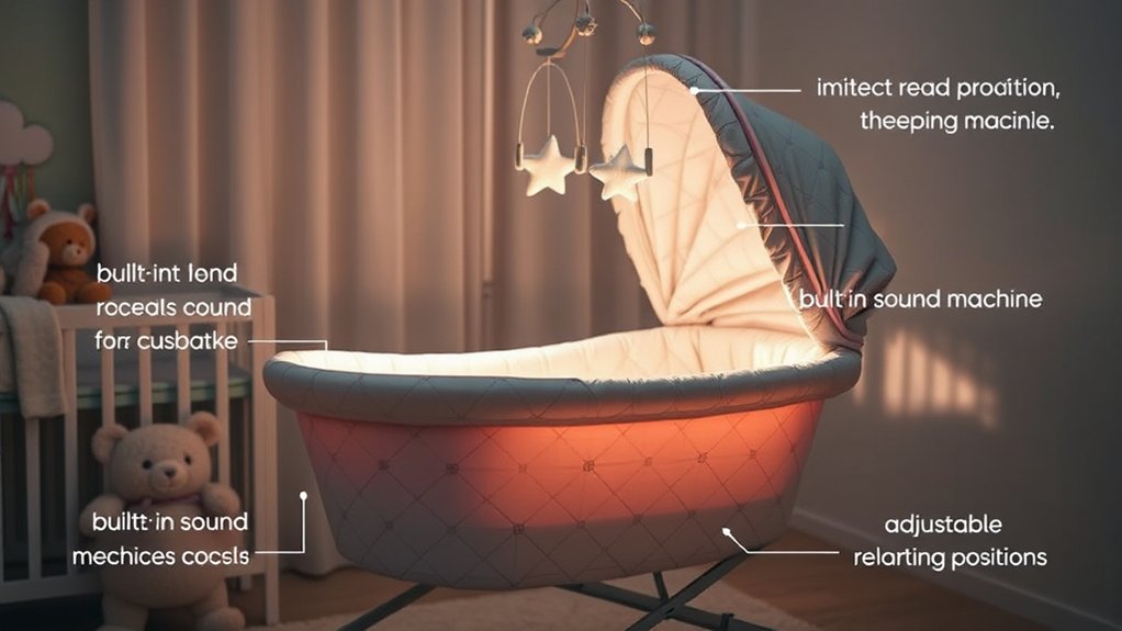 comfort features for stroller bassinets including canopy and breathable panels