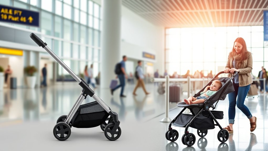 essential travel stroller features for flying