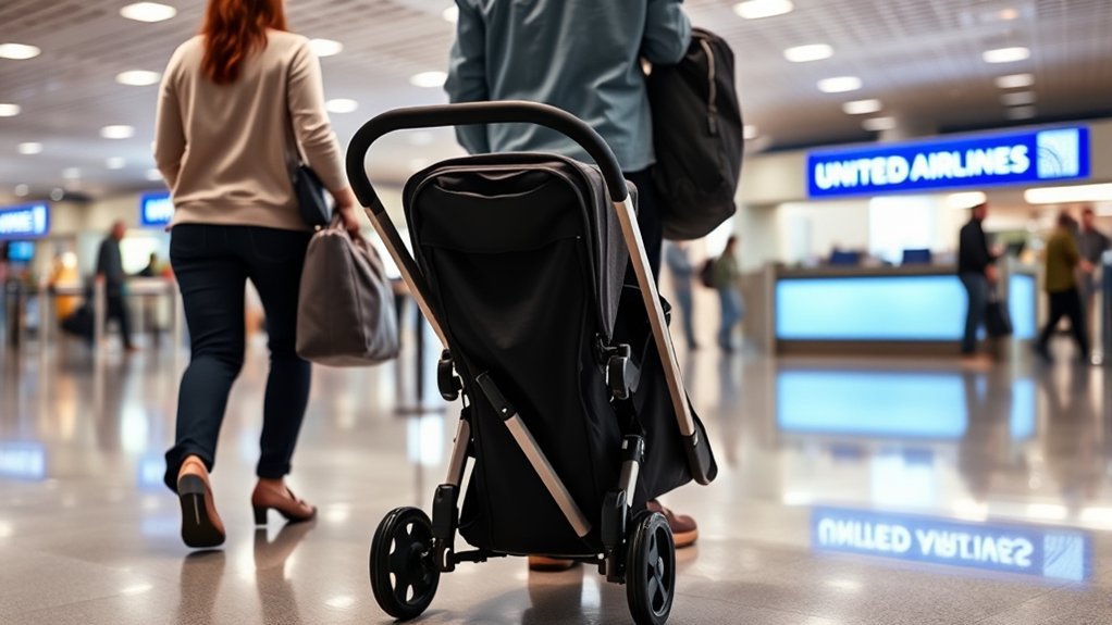 free stroller carry on allowance
