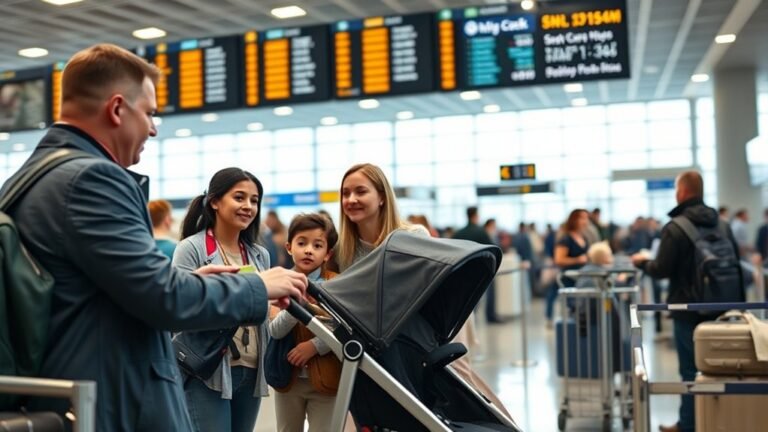 gate check stroller fees explained