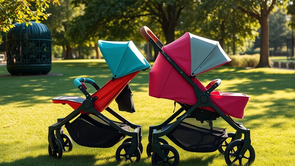 gb pockit stroller recline comparison