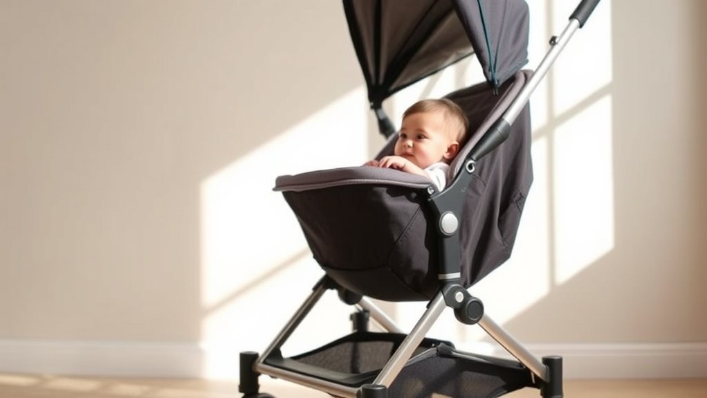 infant safety through leg enclosures