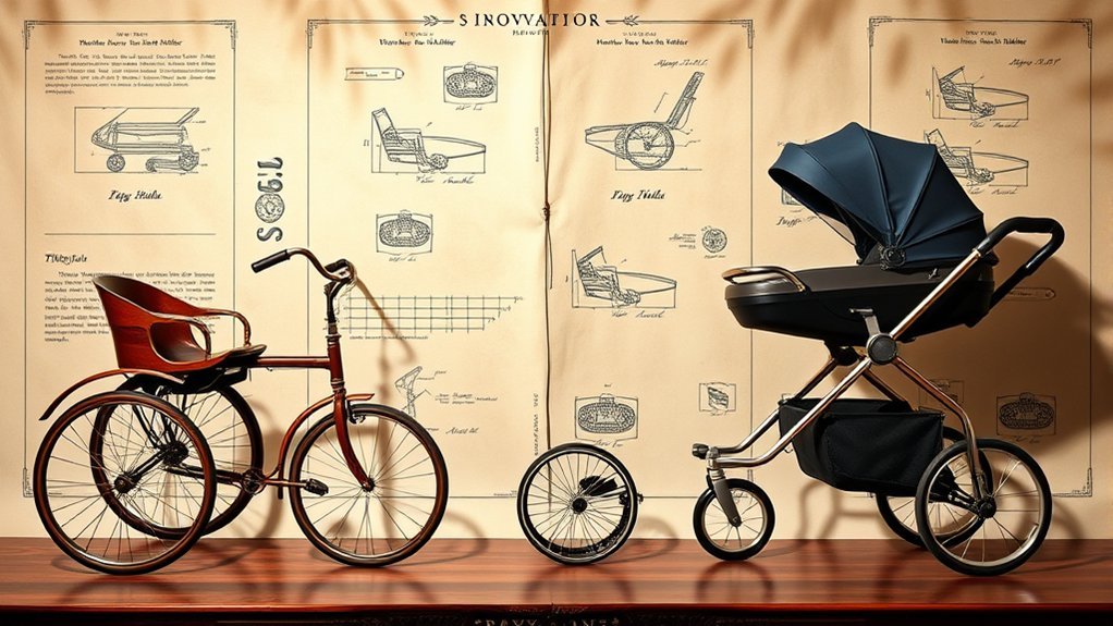 innovative stroller design advancements through history
