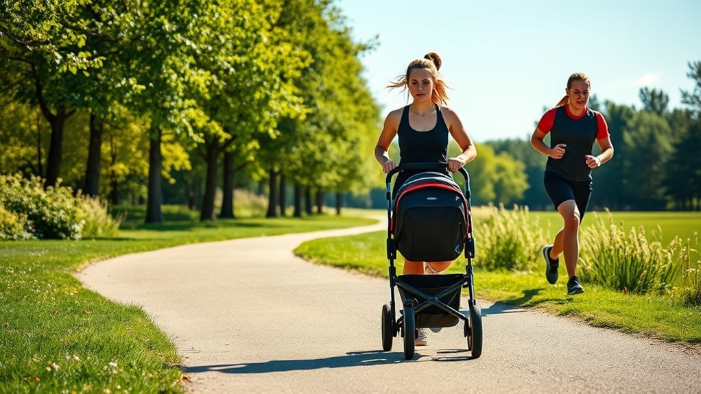 safety concerns when jogging with a non-jogging stroller