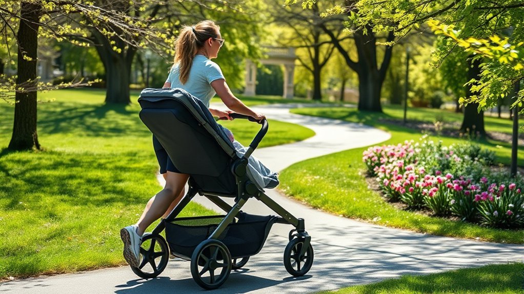 jogging stroller age recommendations for babies with head control