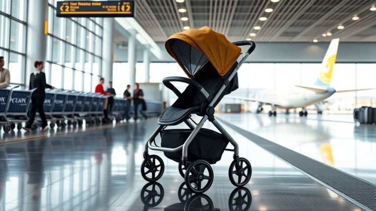 jogging stroller airplane policy
