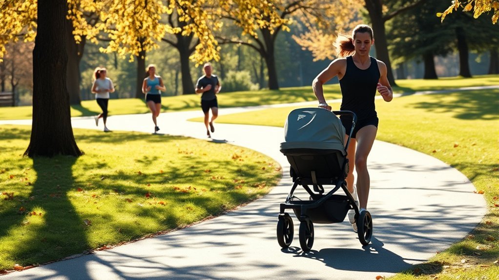 jogging stroller increases calorie burn