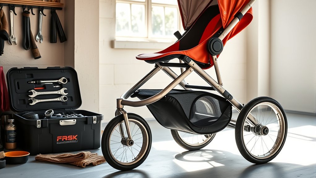 jogging stroller maintenance tips
