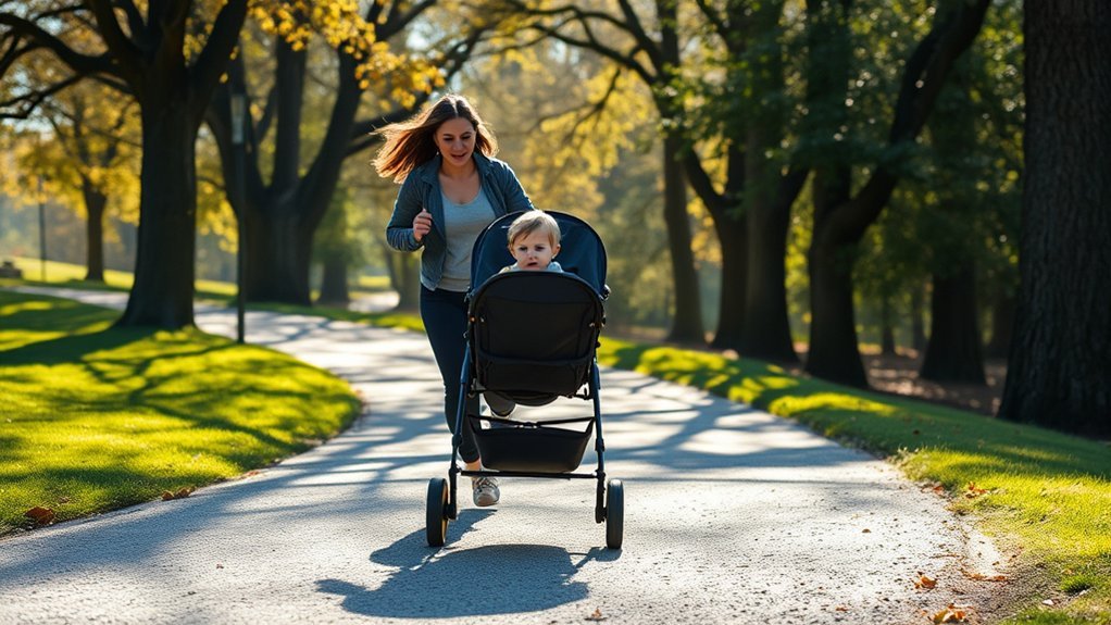 safety risks of jogging with a regular stroller