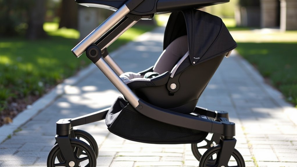 UPPAbaby KNOX is not designed to attach to UPPAbaby stroller frames