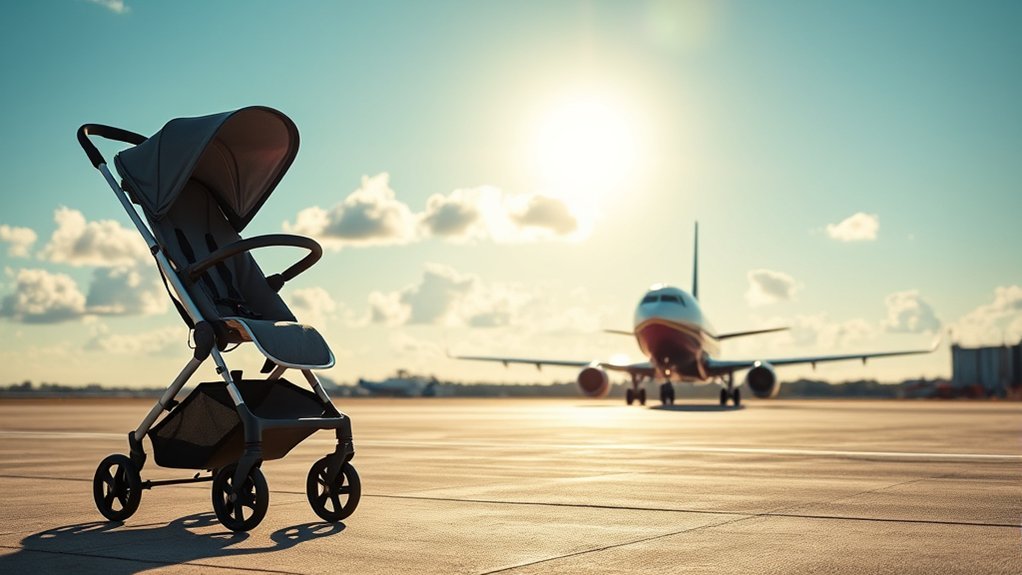 lightweight compact travel strollers for air travel