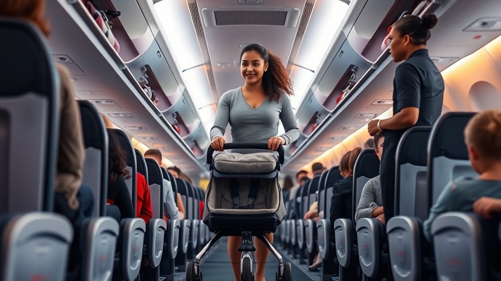 lightweight travel stroller and baby carrier for airport travel