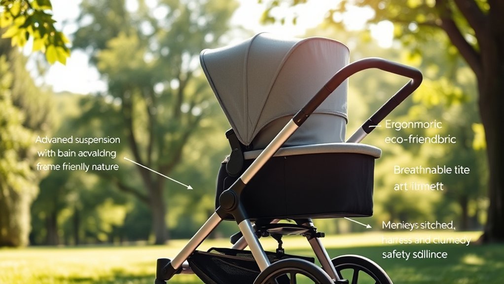 modern stroller safety advancements