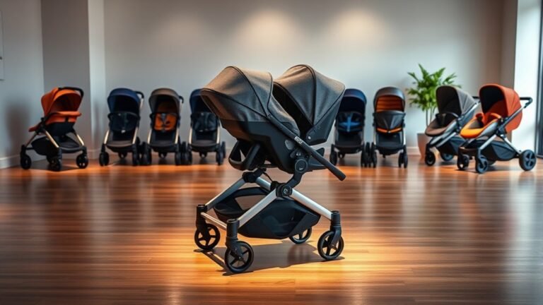 nuna double stroller options