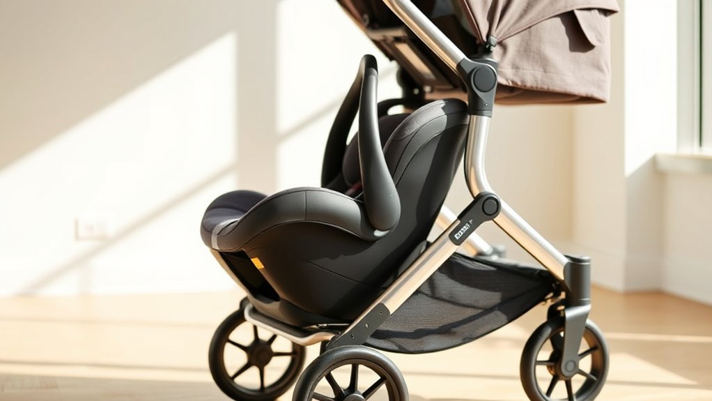 Nuna PIPA car seats compatible with UPPAbaby stroller adapters