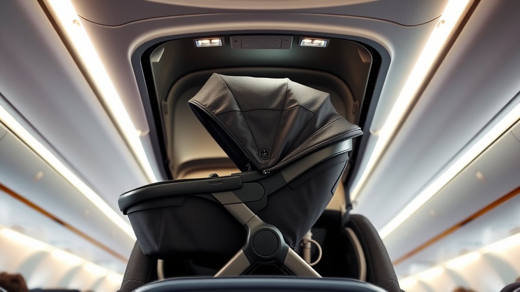 nuna travel stroller overhead compatibility
