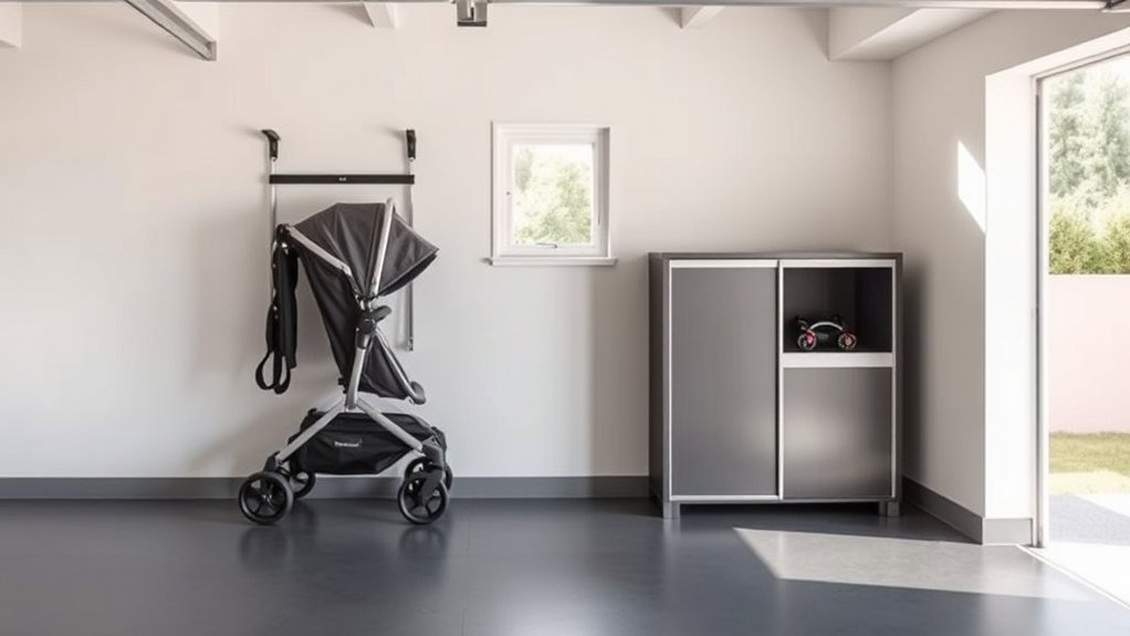 outdoor stroller storage solutions