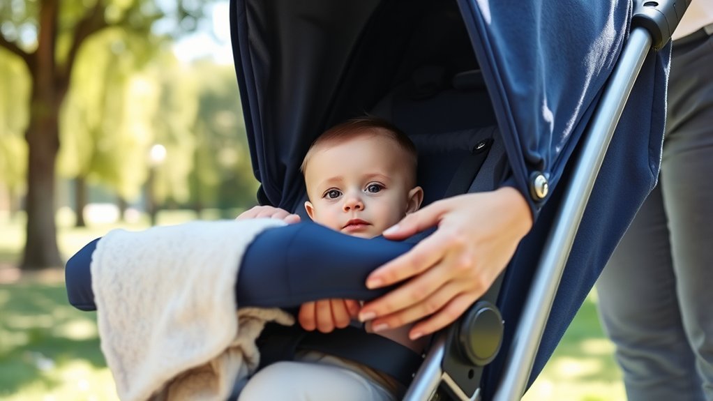 proper baby harness adjustment