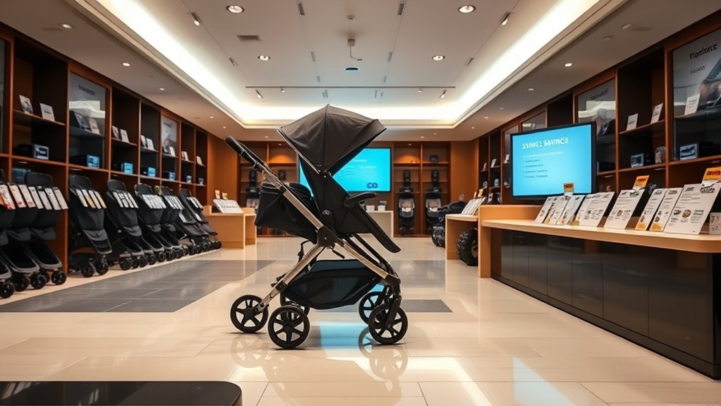 quality assurance and return policy information for a Zoe Double Stroller