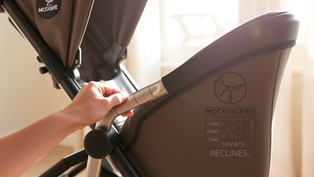 recline mechanism safety features