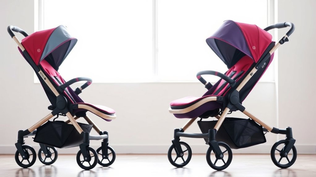 GB Pockit recline option comparison for child comfort