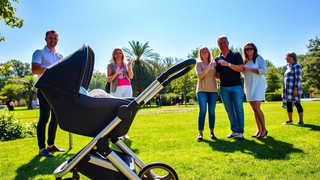 Reliable versatile and convenient stroller setup for parents