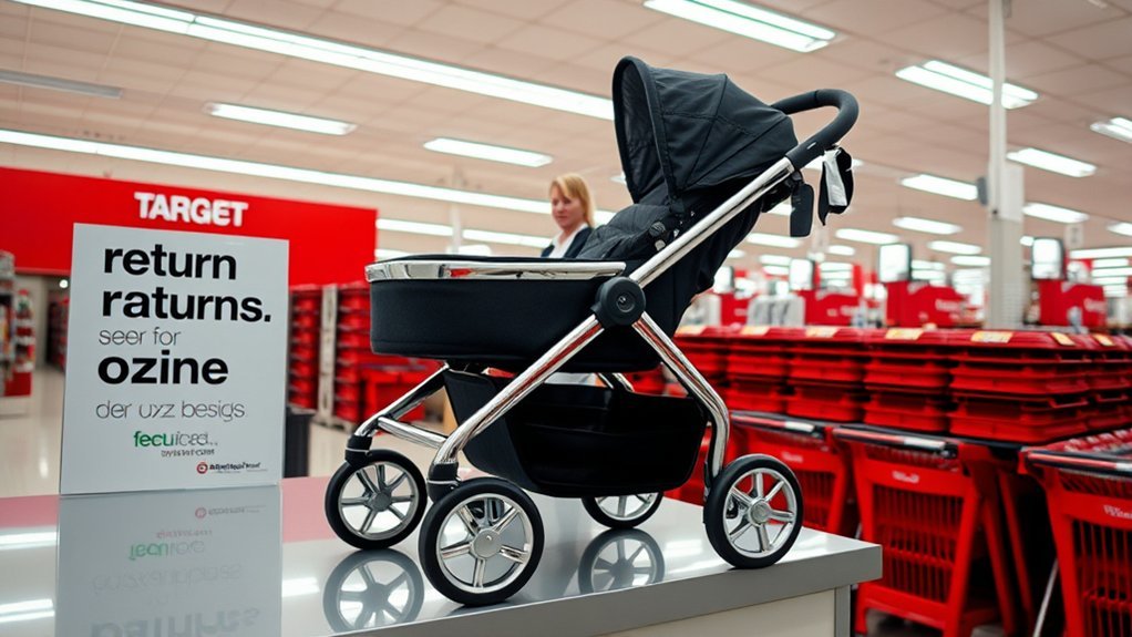 Returning large stroller items efficiently at Target